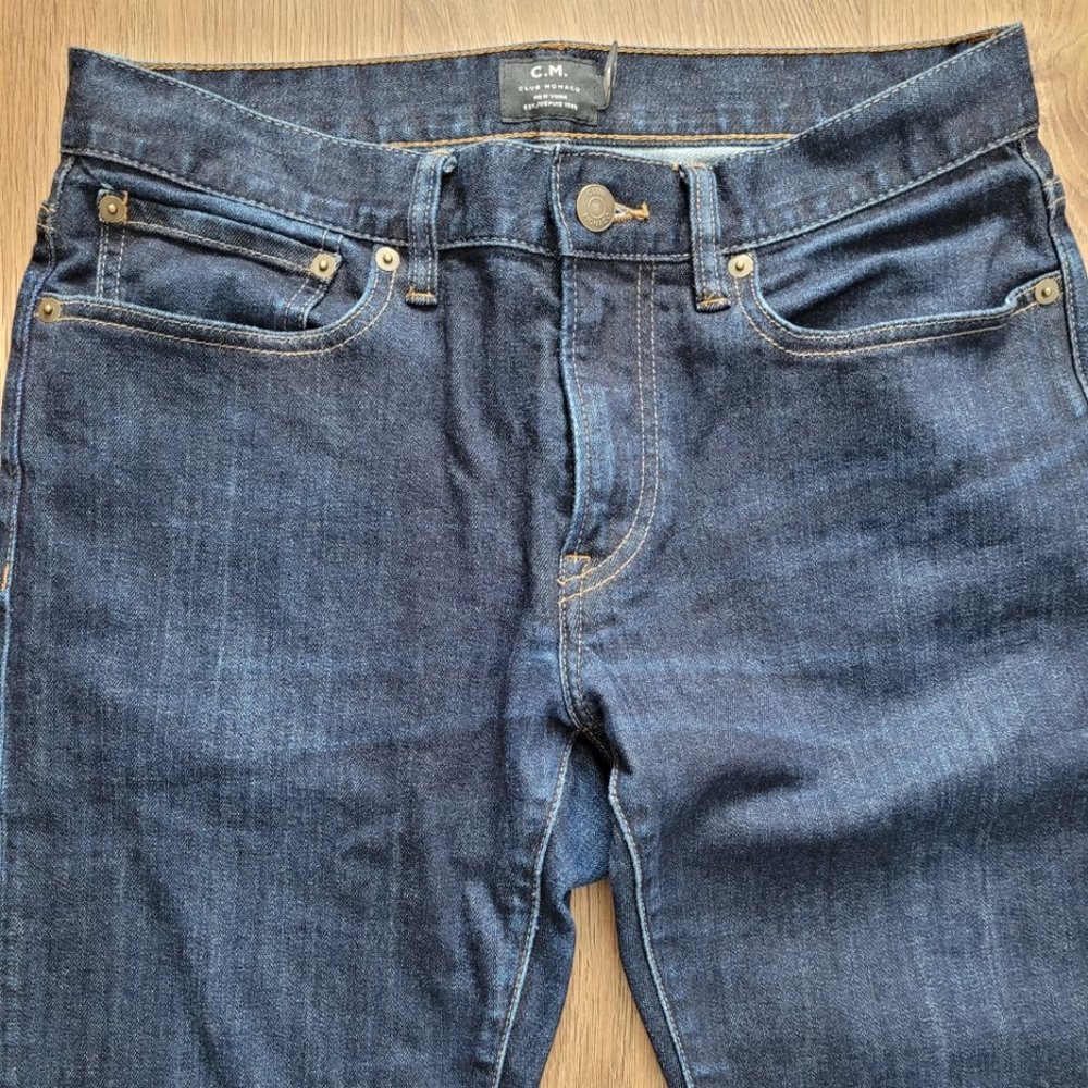 Club Monaco indigo denim jeans ladies size 30 - Picture 4 of 7